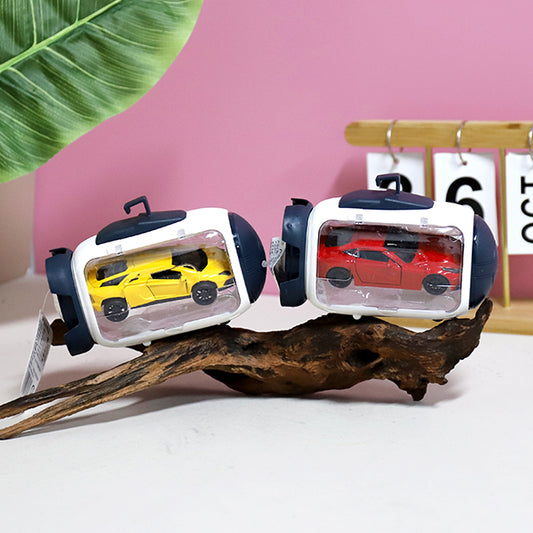 6036 Pull-back Alloy Cars (Racing Cars/Police Cars), Mixed Packaging - 36 Pieces with One Display Shelf as a Gift M.03 JPDB