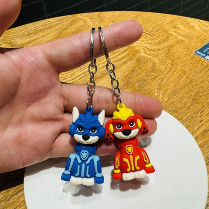 Wholesale of Cartoon Dog Keychains, 3D Soft Gel Plush Doll Bag Charms, Prizes and Small Gifts for Kindergarten Children and Primary School Students M.72