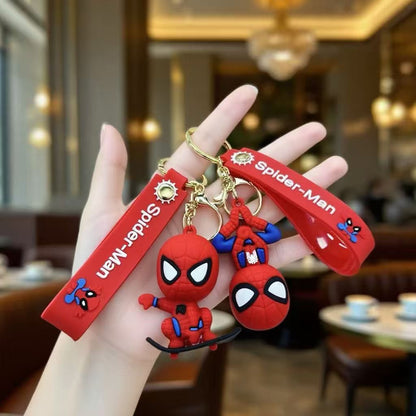 Cross-Border Keychains Super Cute Chibi Figurine Pendants Car Key Rings Bag Accessories Small Gifts M.72