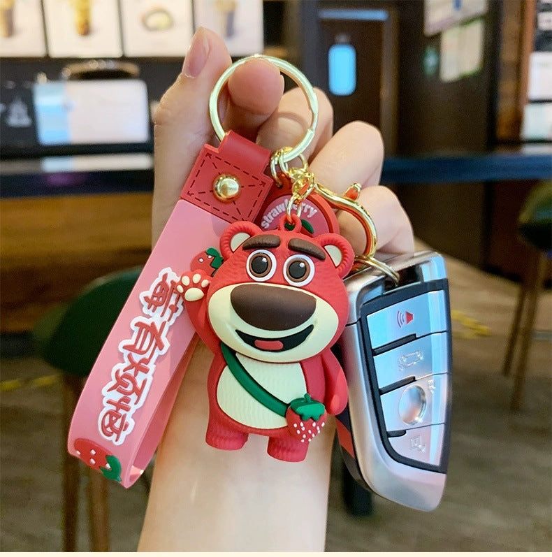 Wholesale of Cartoon Figurine Pendants Car Key Chains Keychains Cute Couple Bag Charms Small Gifts M.72