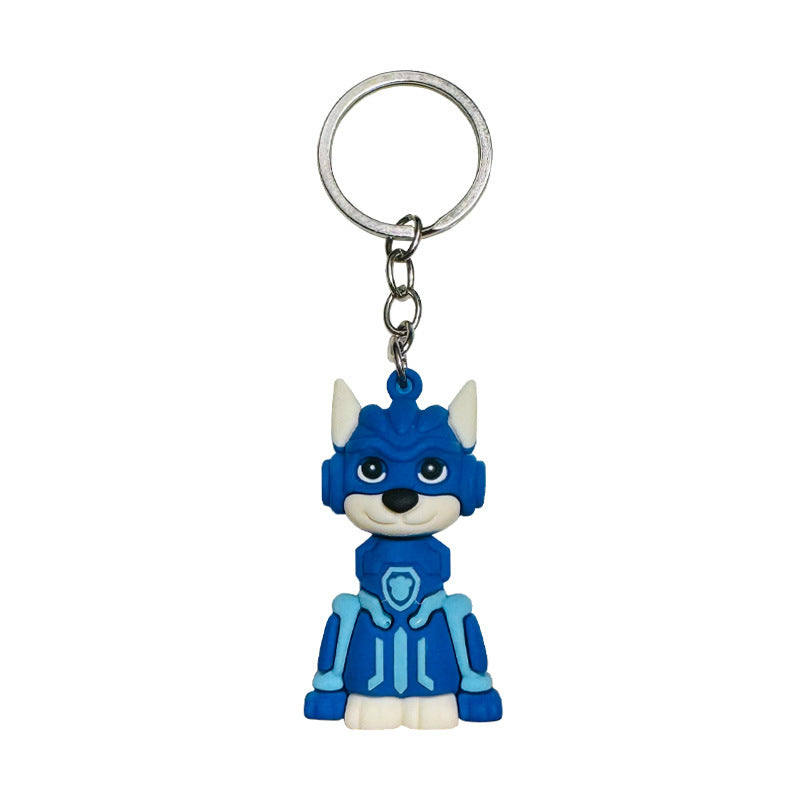 Wholesale of Cartoon Dog Keychains, 3D Soft Gel Plush Doll Bag Charms, Prizes and Small Gifts for Kindergarten Children and Primary School Students M.72