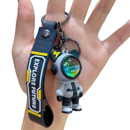 New-Style Cool Space Ranger & Astro Rabbit Silicone Keychains Backpack Accessories Claw Machine & Street Promotion Gift Items (Wholesale) M.72