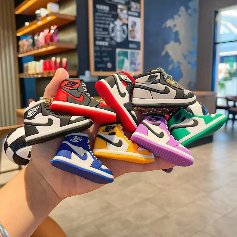 Wholesale of New-Style Creative Basketball & Sneaker Keychains Exquisite Pendants Couple-Friendly Schoolbag & Car Key Ring Charms Gift Items M.72