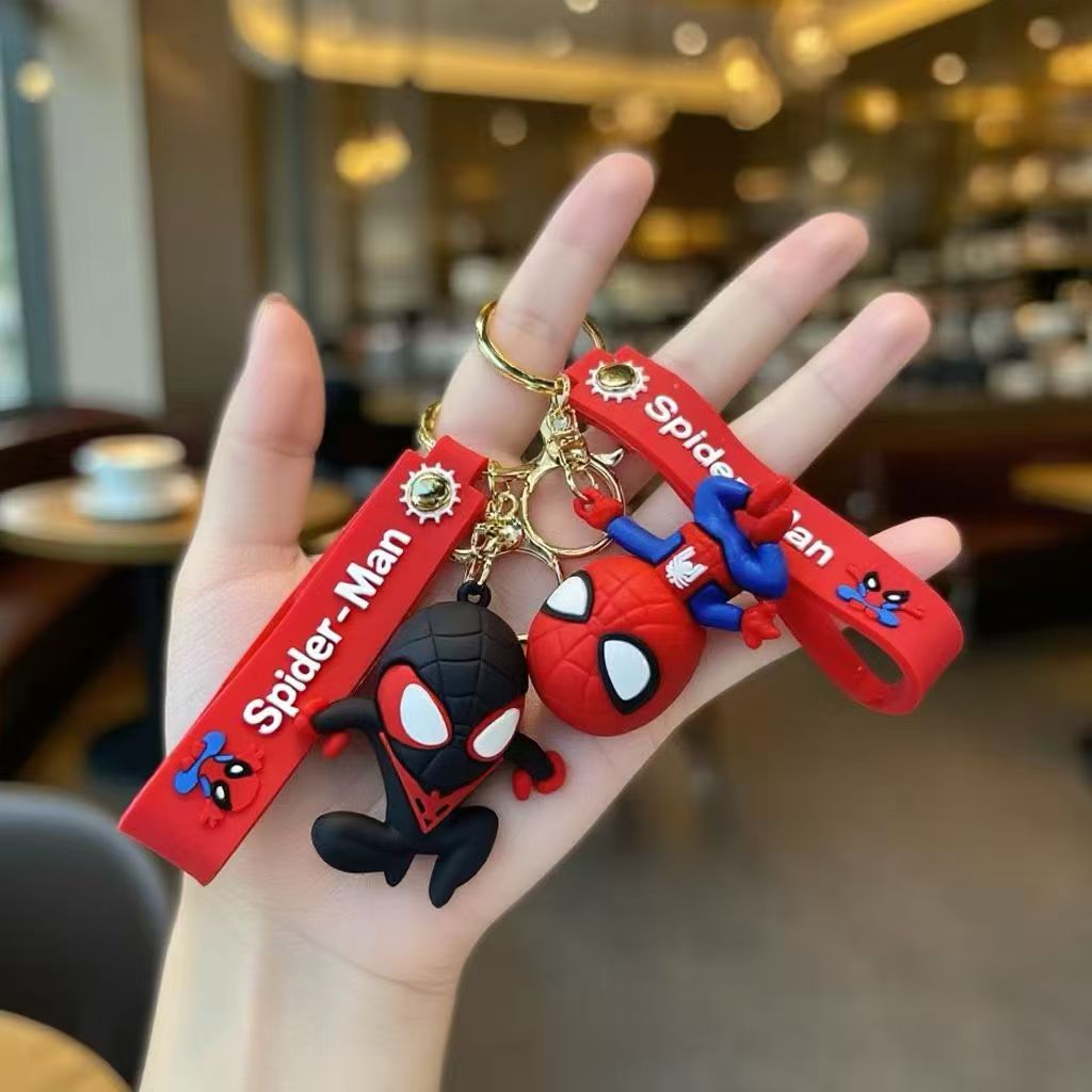 Cross-Border Keychains Super Cute Chibi Figurine Pendants Car Key Rings Bag Accessories Small Gifts M.72