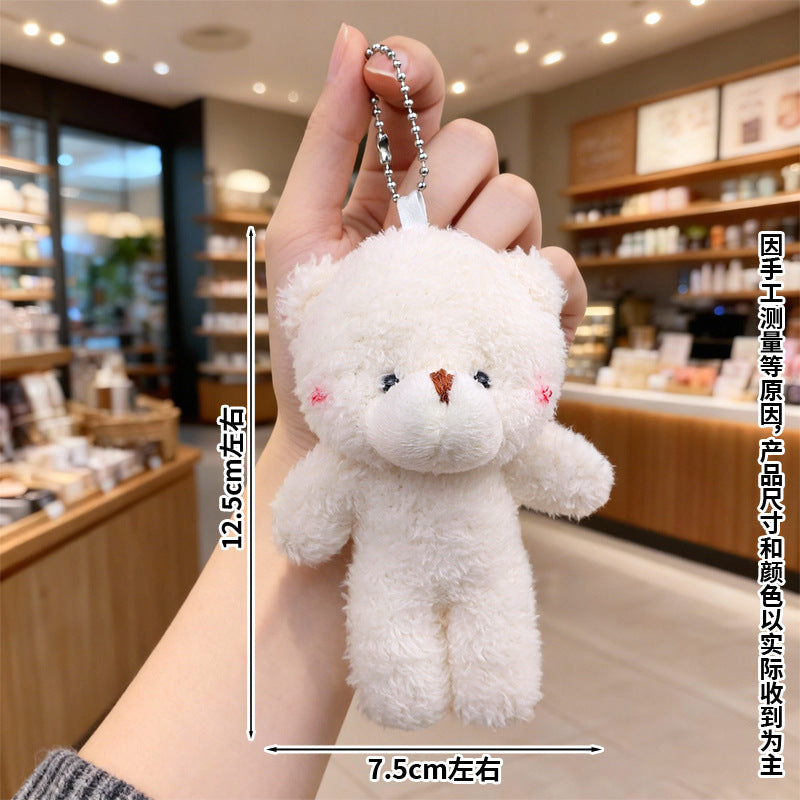Soft & Cute Blush Big-Head Bear Teddy Bear & Conjoined Bear Charms Bouquet Accessories Mini Bear Pendants Gift Items (Wholesale) M.72