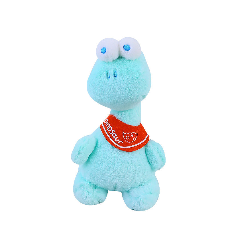 Internet-Famous Cute Big-Eyed Dinosaur Plush Dolls Women's Bag Charms Keychains Claw Machine Plush Toys M.72