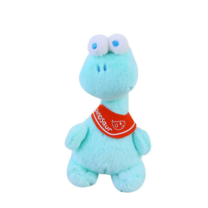 Internet-Famous Cute Big-Eyed Dinosaur Plush Dolls Women's Bag Charms Keychains Claw Machine Plush Toys M.72