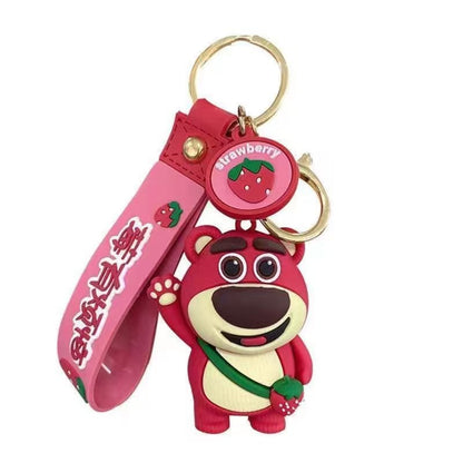 Wholesale of Cartoon Keychains Couple Figurines Car Key Chains and Bag Charms Small Gifts M.72