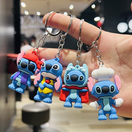 Wholesale of Creative Cartoon Keychains 3D Soft Rubber Doll Bag Charms Small Children's Gifts for Corporate & Mall Events M.72