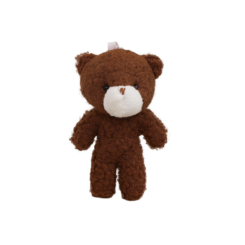 Soft & Cute Blush Big-Head Bear Teddy Bear & Conjoined Bear Charms Bouquet Accessories Mini Bear Pendants Gift Items (Wholesale) M.72