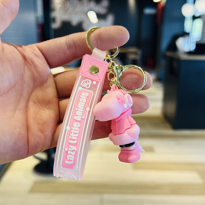 Cartoon Lightning Dragon Keychain 3D Doll Backpack Pendant Car Keyring - Ideal for Mall & Company Event Gifts M.72