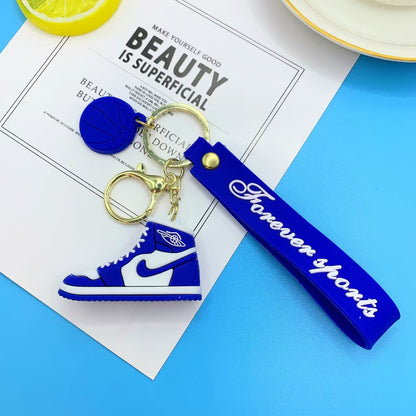 Wholesale of Creative Basketball Shoe Keychains Pendants Car Key Rings Personalized Couple Bag Charms for Men & Women Gift Items M.72