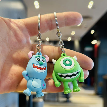 Wholesale of Cartoon Keychains 3D Plush Doll Schoolbag Pendants and Car Key Rings Small Gifts for Mall and Amusement Park Events M.72