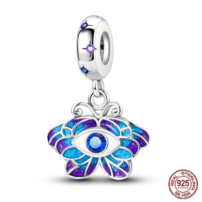 Classic Devil's Eye Series Original Charms Beads  Bracelet DIY 925 Silver 912349723-KJC1117