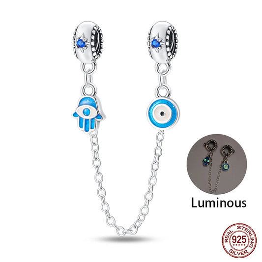 Classic Devil's Eye Series Original Charms Beads  Bracelet DIY 925 Silver 912349723-KJC883