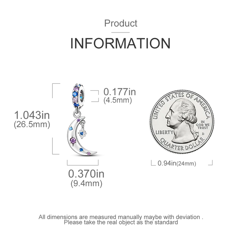 Shining Colorful Heart Charms Beads  Original 925Silver Bracelet Exquisite DIY Jewelry Gift 912349723-300S