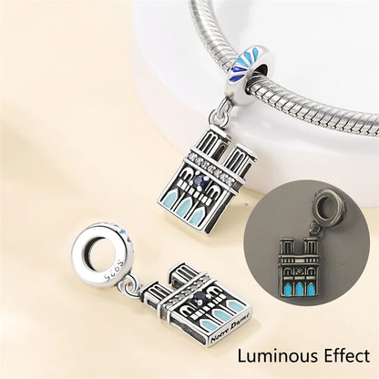 Original Design Charms Famous Attractions series pendant 925 Sliver Bracelet bead DIY Jewelry Gifts 912349723-C