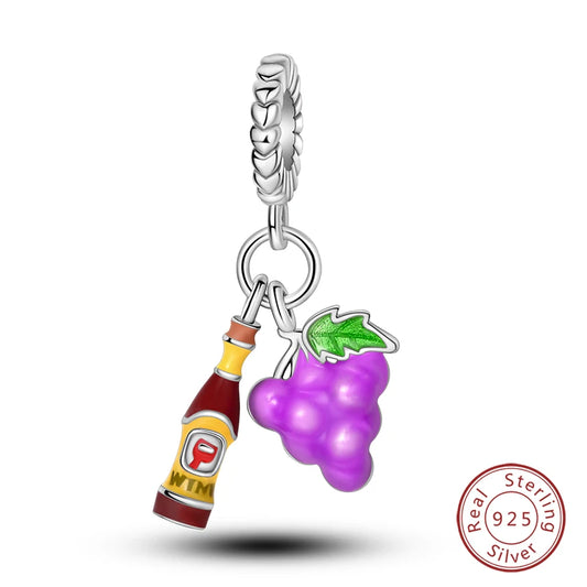 Silver Charms Beads Color Series Original Bracelets DIY 912349723- 912349723-KJC1227