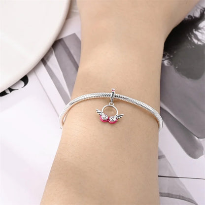 Fashion 925 Sterling Silver Music Series Charms Beads  Original Bracelet Fine DIY Jewelry 912349723-C