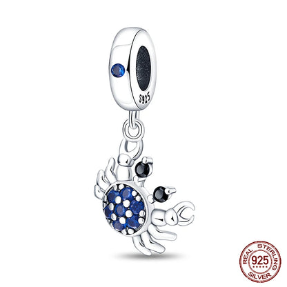 Fashion Bee Astronaut Eiffel Tower 925Silver Charms Beads  Original Bracelet Fine DIY Jewelry 912349723-400S