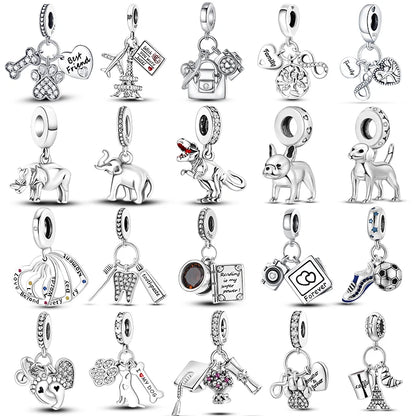 925 Silver Charms Beads Original Bracelet DIY Jewelry 912349723-600S