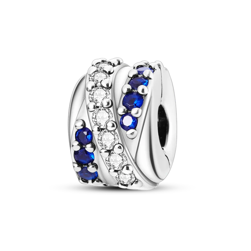 Shining Colorful Heart Charms Beads  Original 925Silver Bracelet Exquisite DIY Jewelry Gift 912349723-300S