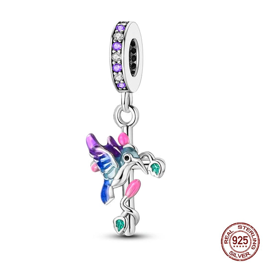 Silver Charms Beads Color Series Original Bracelets DIY 912349723- 912349723-KJC1066