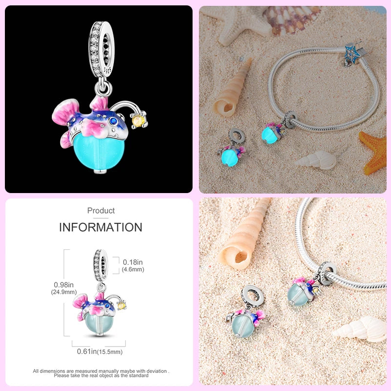 Original Design Charms pendant 925 Sliver Bracelet bead DIY Jewelry Gifts 912349723-C