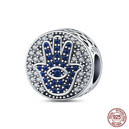 Classic Devil's Eye Charms Beads Original Bracelet Fine DIY Jewelry 925 Sterling Silver 912349723-700S