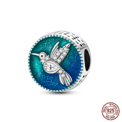 Fashion Bee Astronaut Eiffel Tower 925Silver Charms Beads  Original Bracelet Fine DIY Jewelry 912349723-400S