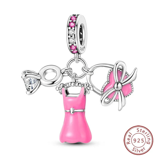 Princess Series Charms Beads Original Bracelet DIY 925 Silver 912349723-KJC963