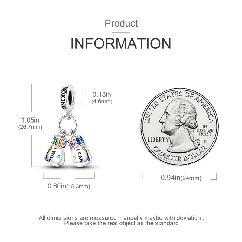 Shining Colorful Heart Charms Beads  Original 925Silver Bracelet Exquisite DIY Jewelry Gift 912349723-300S