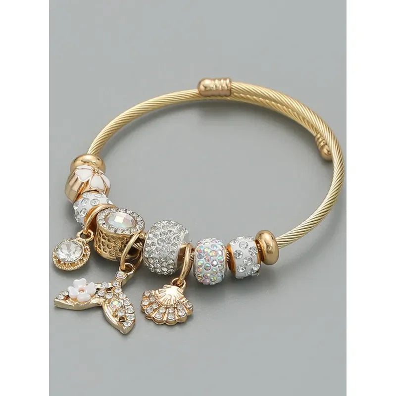 Multi Element Beads Mermaid Bracelet 1103865033-ZT9048