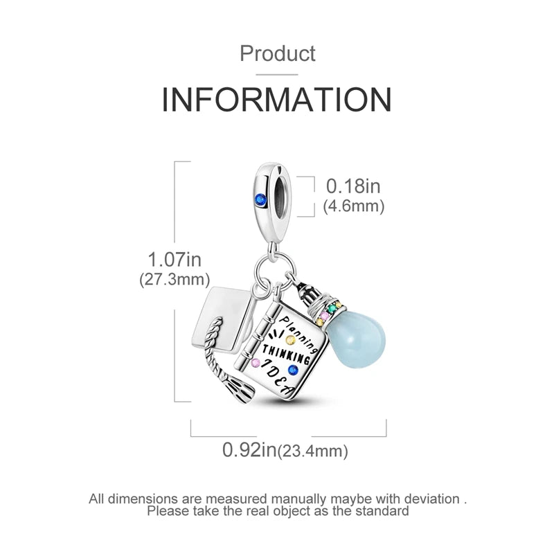 Original Design Charms pendant 925 Sliver Bracelet bead DIY Jewelry Gifts 912349723-C