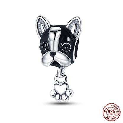 Fashion Bee Astronaut Eiffel Tower 925Silver Charms Beads  Original Bracelet Fine DIY Jewelry 912349723-400S