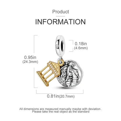 Original Design Charms pendant 925 Sliver Bracelet bead DIY Jewelry Gifts 912349723-C