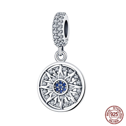 Fashion Bee Astronaut Eiffel Tower 925Silver Charms Beads  Original Bracelet Fine DIY Jewelry 912349723-400S