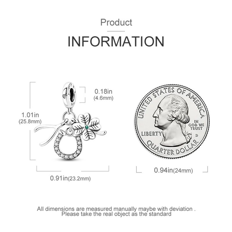 925 Silver Charms Beads Original Bracelet DIY Jewelry 912349723-600S