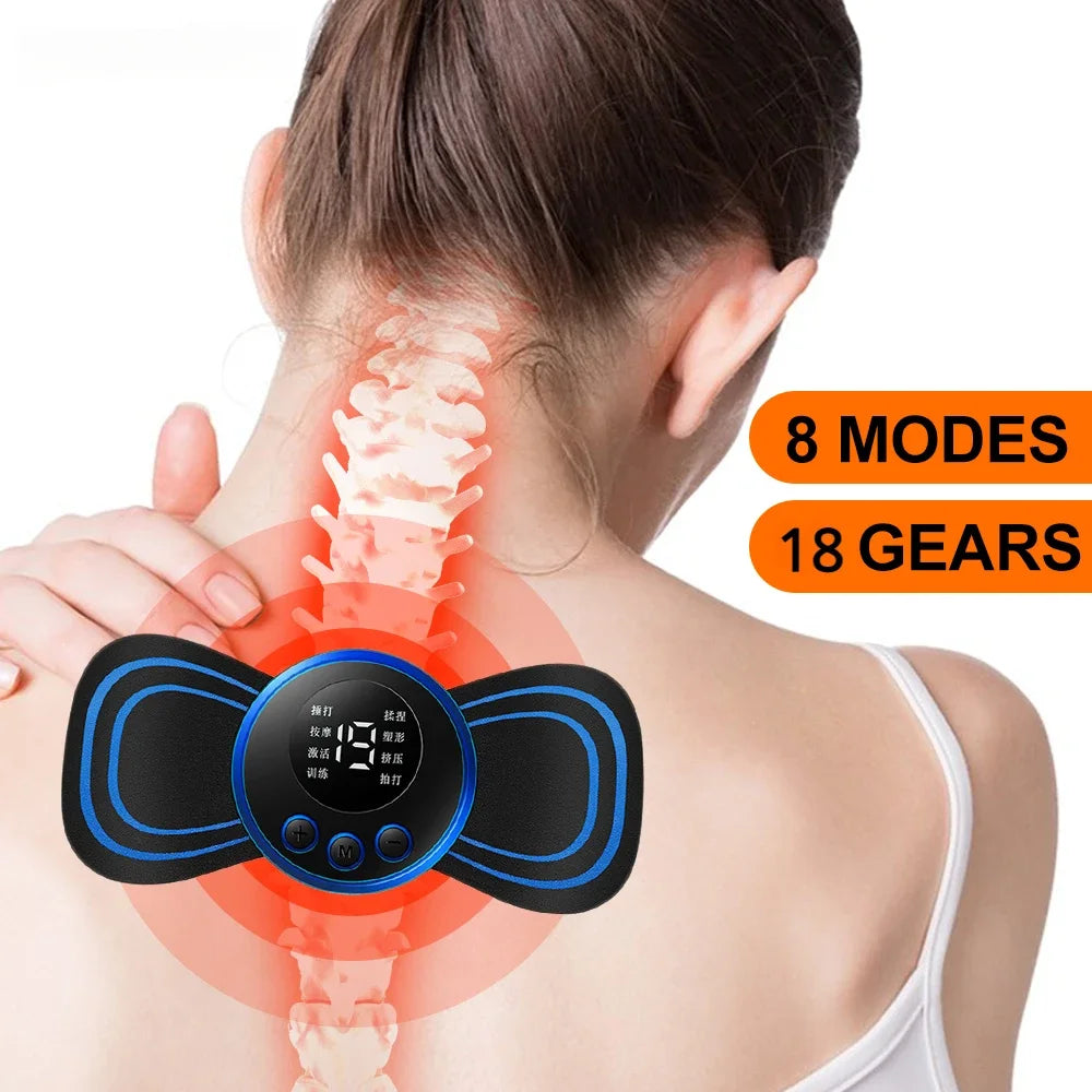 AI Electric Massager Effectively Relieve Pain In The Neck, Back, Waist, Legs Activate Muscle Slimming Massage And Body Health Care