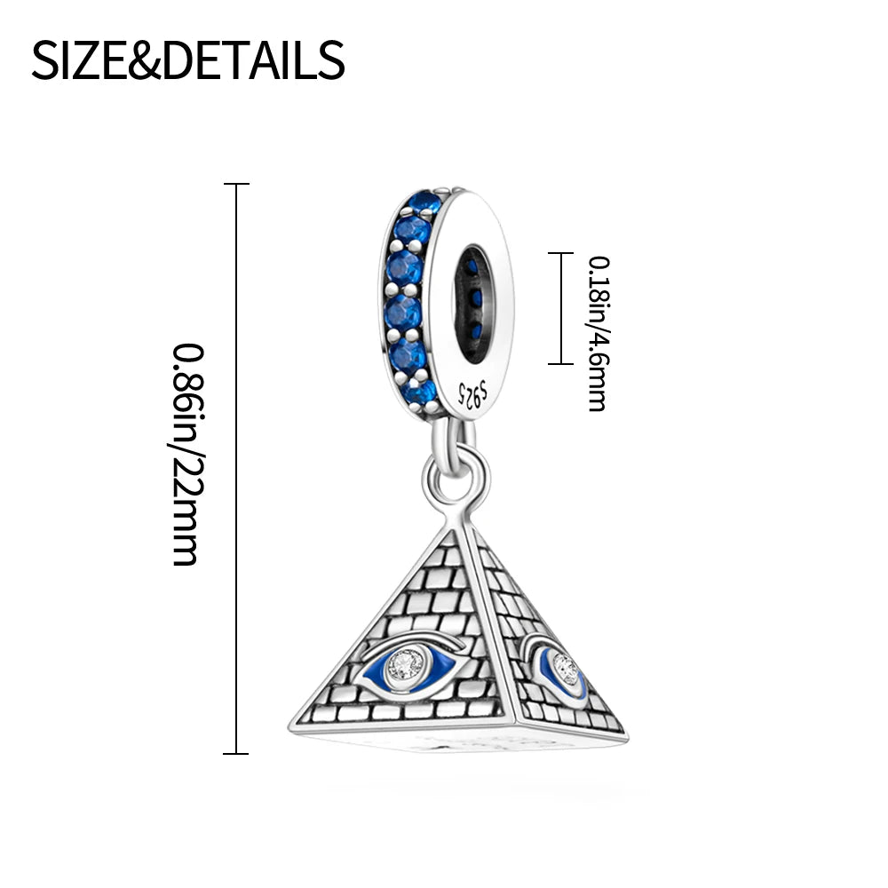 Fashion Bee Astronaut Eiffel Tower 925Silver Charms Beads  Original Bracelet Fine DIY Jewelry 912349723-400S