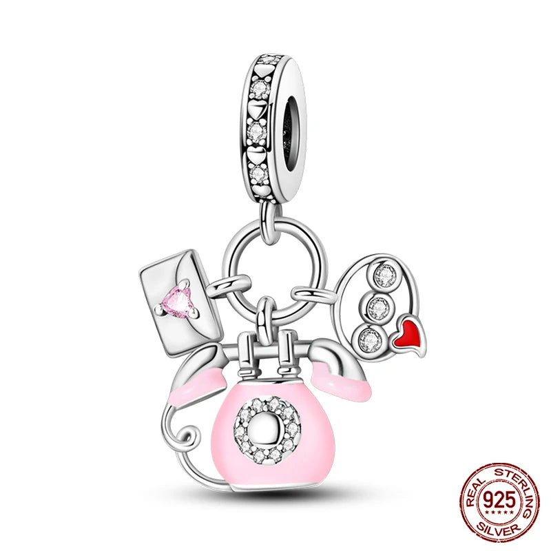 Original Design Charms pendant 925 Sliver Bracelet bead DIY Jewelry Gifts 912349723-C