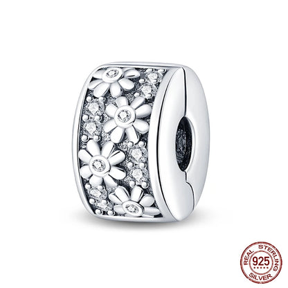 Lucky Four Leaf Clover Series Charms Beads  Original Bracelet Fine DIY Jewelry 925 Sterling Silver 912349723-500S