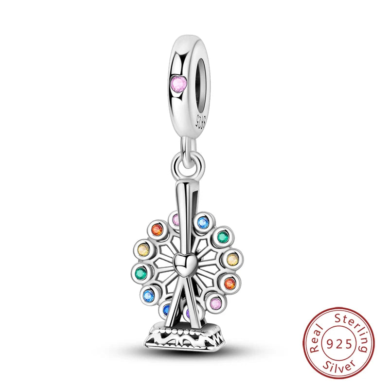 Original Design Charms Famous Attractions series pendant 925 Sliver Bracelet bead DIY Jewelry Gifts 912349723-C