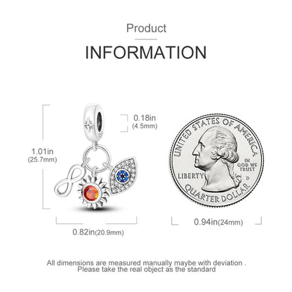 Classic Devil's Eye Charms Beads Original Bracelet Fine DIY Jewelry 925 Sterling Silver 912349723-700S