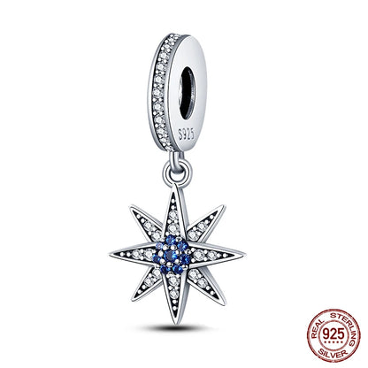 Fashion Bee Astronaut Eiffel Tower 925Silver Charms Beads  Original Bracelet Fine DIY Jewelry 912349723-400S