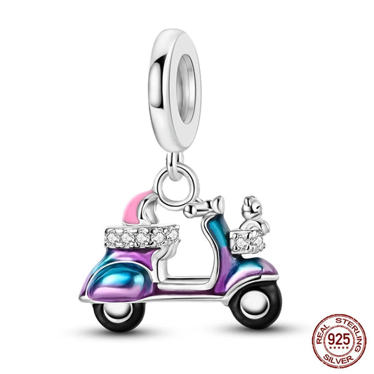 Silver Charms Beads Color Series Original Bracelets DIY 912349723- 912349723-KJC1083