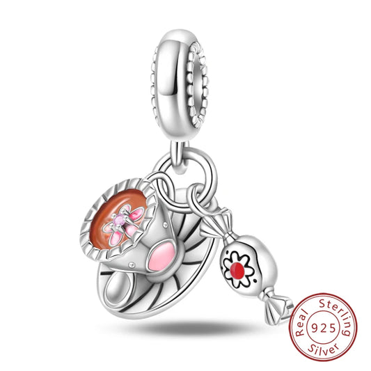 Original Pendant 925 Sliver Bracelet bead DIY Jewelry Gifts 912349723-PAC1221