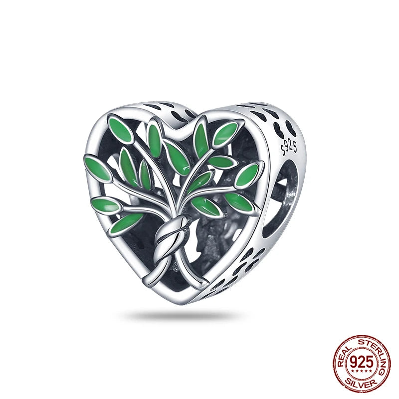 Fashion Bee Astronaut Eiffel Tower 925Silver Charms Beads  Original Bracelet Fine DIY Jewelry 912349723-400S