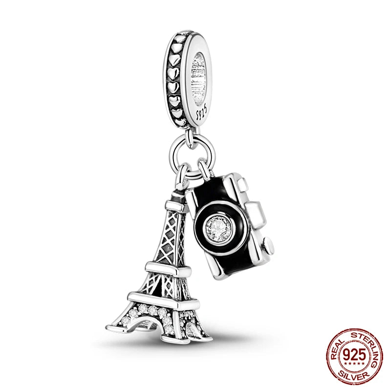 Original Design Charms Famous Attractions series pendant 925 Sliver Bracelet bead DIY Jewelry Gifts 912349723-C