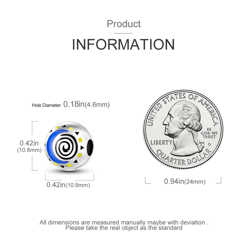 Classic Devil's Eye Charms Beads Original Bracelet Fine DIY Jewelry 925 Sterling Silver 912349723-700S